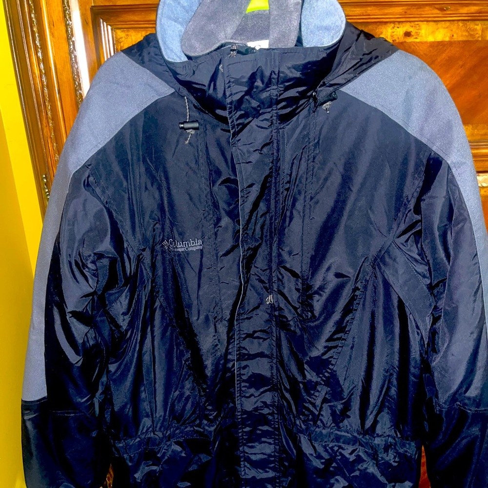Columbia Double Whammy Men's Jacket - Size Large. Black and Grey